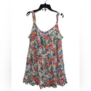 Wild Fable Multicolor Floral Mini Dress Size XXL